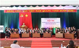 Đăk Glei (Kon Tum): 12 đội tham gia Hội thi tìm hiểu pháp luật về lĩnh vực công tác dân tộc