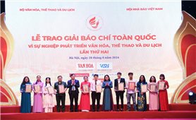 Báo Dân tộc và Phát triển đoạt Giải Báo chí toàn quốc “Vì sự nghiệp phát triển Văn hóa, Thể thao và Du lịch” lần thứ Hai