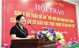 Đánh giá thực trạng và đổi mới mô hình hoạt động của các cơ sở giáo dục trực thuộc Ủy ban Dân tộc