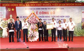 Xã đầu tiên của tỉnh Lào Cai đạt chuẩn Nông thôn mới giai đoạn 2021-2025