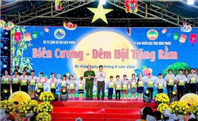 Thắm tình yêu thương trong Chương trình “Biên cương - Đêm hội trăng rằm” trên vùng biên giới Bù Đốp