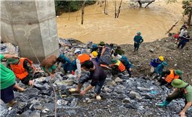 Tìm thấy thi thể 1 trong 3 công nhân thi công cao tốc bị lũ cuốn trôi ở Cao Bằng