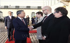 Lễ đón Tổng Bí thư Tô Lâm và Phu nhân thăm chính thức Cộng hòa Phần Lan