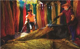 Rực rỡ sắc màu của làng nghề chiếu cói