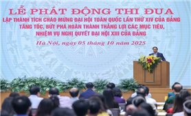 Thủ tướng phát động đợt thi đua cao điểm lập thành tích chào mừng Đại hội XIV của Đảng