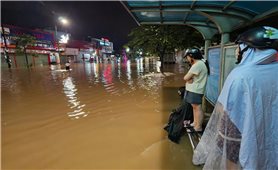 Mưa như trút nước, Thái Nguyên phát cảnh báo nguy cơ sạt lở đất