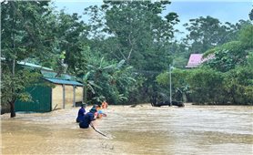 Những phút sinh tử giữa dòng nước lũ ở Tuyên Quang