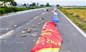 Chặn đường để phơi thóc khiến một người đi đường tử vong