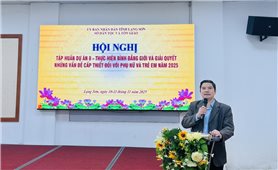 Lạng Sơn: Tập huấn về bình đẳng giới và giải quyết những vấn đề cấp thiết đối với phụ nữ và trẻ em