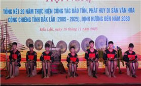 Nhìn lại hành trình 20 năm bảo tồn, phát huy di sản văn hóa cồng chiêng