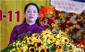 Thứ trưởng Nông Thị Hà: Cần tạo ra môi trường học tập hiện đại và thân thiện