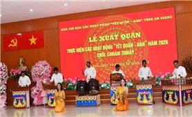 Phát huy quyền thụ hưởng văn hóa của đồng bào Khmer qua chương trình “Tết Quân – Dân” ở Hòn Đất