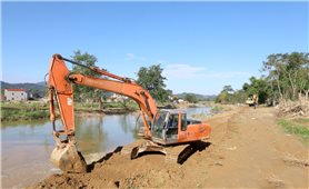 Lạng Sơn: Đẩy nhanh tiến độ Dự án Kè khắc phục sạt lở bờ sông Bắc Khê