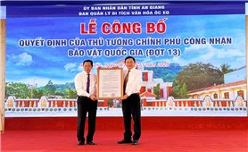 An Giang công bố 2 Bảo vật Quốc gia mới thuộc Văn hóa Óc Eo