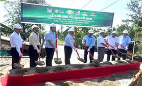 Khởi công xây dựng cầu Rạch Cái Nhum - “Cầu nối yêu thương”