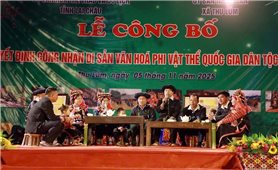 Xòe Hà Nhì và diễn xướng “Xa nhà ca” được công nhận là Di sản văn hóa phi vật thể quốc gia