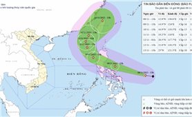 Siêu bão Fung-Wong vào Biển Đông sáng 10/11: Di chuyển trái quy luật, sức gió giật cấp 16