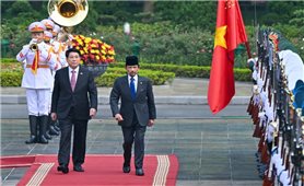 Chủ tịch nước Lương Cường chủ trì lễ đón Quốc vương Brunei thăm cấp Nhà nước tới Việt Nam