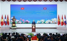 Củng cố hợp tác toàn diện, đẩy mạnh gắn kết chiến lược Việt Nam - Lào trong giai đoạn mới