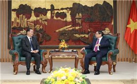 Thủ tướng Phạm Minh Chính tiếp Bộ trưởng Bộ Giáo dục và Thể thao Lào