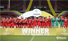 U22 Việt Nam lội ngược dòng ngoạn mục, giành Huy chương Vàng bóng đá nam SEA Games 33