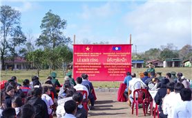 Khởi công xây dựng nhà Nghĩa tình và trường học nơi biên giới Việt Nam - Lào