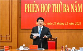 Chủ tịch nước Lương Cường chủ trì Phiên họp thứ ba, Ban Chỉ đạo Cải cách tư pháp Trung ương