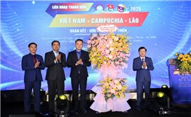 Khai mạc Liên hoan thanh niên Việt Nam - Campuchia - Lào năm 2025