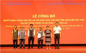 Gia Lai thành lập hai Câu lạc bộ Sinh hoạt văn hóa dân gian vùng đồng bào DTTS