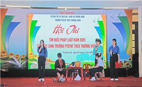 Hội thi tìm hiểu pháp luật tại Trường PTDT Nội trú THCS Thường Xuân