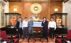 LILAMA trao kinh phí hỗ trợ cho đồng bào miền Trung, Tây Nguyên bị bão lũ