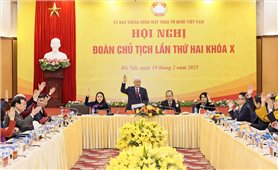 Hội nghị Đoàn Chủ tịch Ủy ban Trung ương MTTQ Việt Nam lần thứ hai khóa X