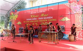 Đầu Xuân trải nghiệm di sản văn hóa truyền thống của đồng bào DTTS