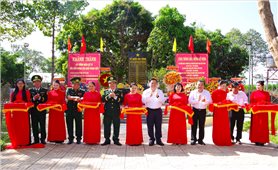 Tây Ninh: Khánh thành bia tưởng niệm Liệt sỹ Đồn Biên phòng cửa khẩu Chàng Riệc