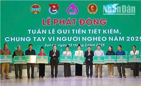 Sơn La: Huy động hơn 14 tỷ đồng tại Lễ phát động gửi tiết kiệm vì người nghèo