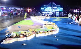 Festival nghề Muối Việt Nam - Bạc Liêu năm 2025: Đa dạng không gian trưng bày, điểm nhấn với bản đồ Việt Nam làm từ 500 kg muối