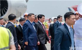 Tổng Bí thư, Chủ tịch Trung Quốc Tập Cận Bình đến Hà Nội, bắt đầu thăm cấp Nhà nước tới Việt Nam