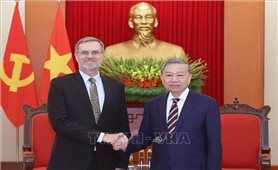 Tổng Bí thư Tô Lâm tiếp Đại sứ Cộng hòa Pháp tại Việt Nam