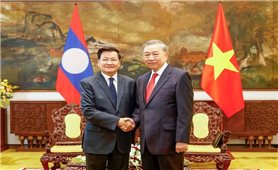 Tổng Bí thư Tô Lâm hội kiến Tổng Bí thư, Chủ tịch nước Lào Thongloun Sisoulith