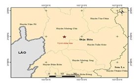 Động đất mạnh 5.0 độ richter, tâm chấn tại Mường Chà (Điện Biên)