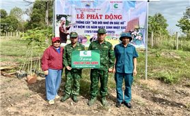 Bộ đội Biên phòng tỉnh Gia Lai trồng gần 5.000 cây xanh