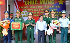 Bình Định: Chào đón Đoàn diễu binh, diễu hành hành quân về đơn vị qua ga Diêu Trì