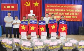 Ninh Thuận: Bàn giao nhà ở cho đồng bào DTTS xã Nhơn Sơn