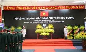 Lễ viếng nguyên Chủ tịch nước Trần Đức Lương tại Quảng Ngãi
