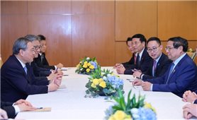 Thủ tướng Phạm Minh Chính hội đàm với Thủ tướng Trung Quốc Lý Cường