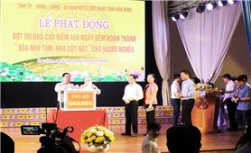 Tỉnh Hòa Bình đẩy nhanh tiến độ xóa nhà tạm, nhà dột nát trên địa bàn