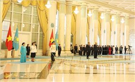 Lễ đón Tổng Bí thư Tô Lâm và Phu nhân thăm cấp Nhà nước Cộng hòa Kazakhstan