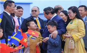 Thủ tướng Phạm Minh Chính tới Stockholm, bắt đầu thăm chính thức Thuỵ Điển