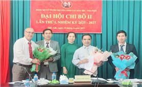 Chi bộ 2, Vụ Tuyên truyền công tác dân tộc, tôn giáo: Phát huy dân chủ, đoàn kết, đổi mới, trách nhiệm, kỷ cương xây dựng Chi bộ vững mạnh