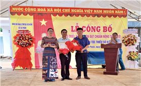 Gia Lai: Công bố làng Triêl đạt chuẩn nông thôn mới trong vùng đồng bào DTTS